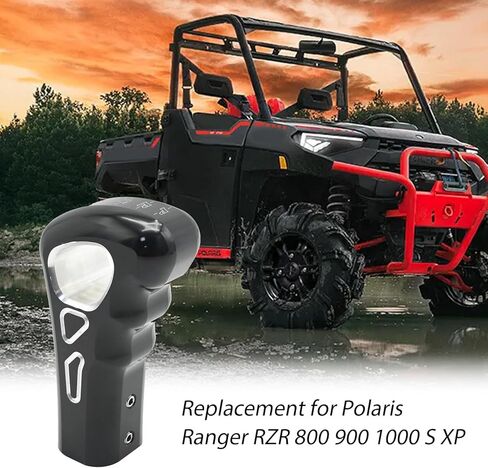 MDEOOSKY مقبض التحول مقبض شيفتر مقبض محول استبدال ل بولاريس رينجر RZR 800 900 1000 S XP والعتاد التحول قبضة تعديل السيارة in Saudi Arabia