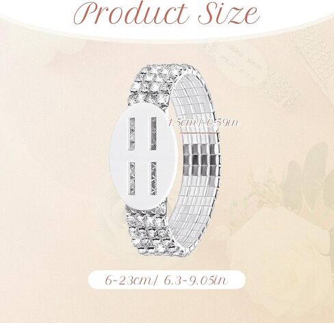 4 Pcs Corsage Wristlet Bands Rhinestone Bracelet, Rhinestone Wrist Corsage, Elastic DIY Wrist For Wedding Party Prom Bride Shower Party Anniversary in Saudi Arabia