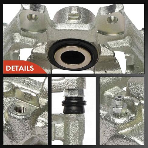 A-Premium Disc Brake Caliper Assembly with Bracket Compatible with Jeep Vehicles - JL Series Wrangler 2018-2023 - Rear Right Passenger Side in Saudi Arabia