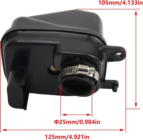 PowerMotor الهواء منظف المرشّح صندوق الإسكان الجمعية استبدال ل PW50 PY50 QT50 Y-Zinger 1981-2009 دراجة الجيب الترابية دراجة نارية in Saudi Arabia