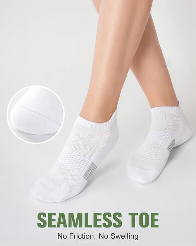 Ankle Socks for Women, 6 Pairs Breathable Bamboo Viscose Low Cut Thin Socks,Moisture Wicking Casual Sports Running in Saudi Arabia