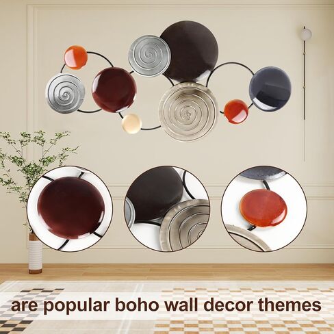 MGFDT Minimalist Home Decor Metal Wall Art Decor for Living Room, Abstract Modern Wall Sculpture, Contemporary Wall Decor for Bedroom and Dining Room in Saudi Arabia