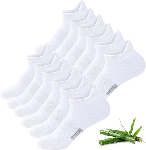 Ankle Socks for Women, 6 Pairs Breathable Bamboo Viscose Low Cut Thin Socks,Moisture Wicking Casual Sports Running in Saudi Arabia