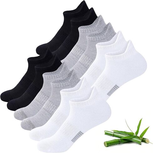 Ankle Socks for Women, 6 Pairs Breathable Bamboo Viscose Low Cut Thin Socks,Moisture Wicking Casual Sports Running in Saudi Arabia