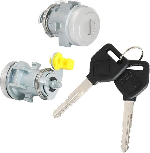 أسطوانات قفل الباب ومفاتيح لمقبض الباب الخارجي متوافقة مع شاحنة Freightliner Truck Cascadia 2007-2017، M2 100 2002-2006، M2 106 2002-2017، M2 112 2003-2017 أجزاء إصلاح الباب in Kuwait