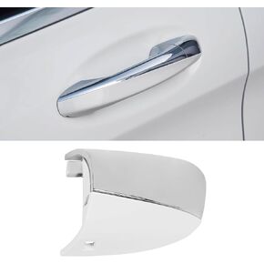 Front Door Handle End Bezel Cover W/O Key Hole Compatible with Mercedes-Benz C-Class (W205/S205) 2015-2021,1PC Front Left Driver Side Exterior Door Handle Cap Replacement for 0997661700-1,Black in Kuwait