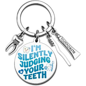 مساعد الأسنان اكسسوارات الأسنان المفاتيح صحة الأسنان هدايا طبيب الأسنان هدايا للنساء الرجال طالب التخرج التقاعد هدية عيد ميلاد لطبيب الأسنان in Kuwait