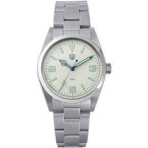 watchdives WD1016 VH31 Sweep Quartz Watch - Men Watches 37mm Dial Stainless Steel Wristwatch Luminous Waterproof 100M in Kuwait