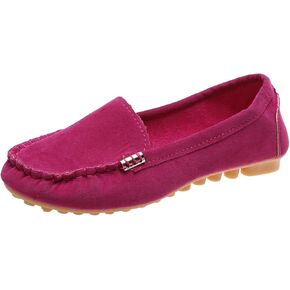 Women Square Toe Loafers Versatile Work Office Pumps Faux Suede Fall No Heel Dress Shoes with Lug Sole Flats in Kuwait