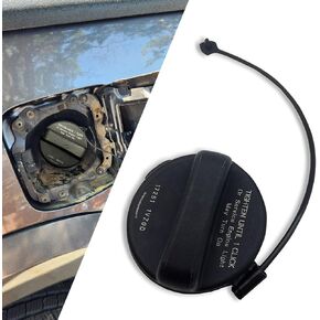 Fuel Tank Cap, High Temperature Resistant Leak-proof Sealing Cover 17251-3JA0A 17251-1VZ0D, Tight-fitting Fuel Filler Dust Cap with Rubber Ring, Compatible with Nissan Infiniti (Black) in Kuwait