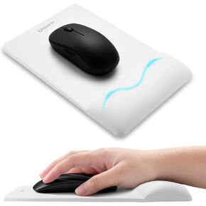 لوحة ماوس صغيرة الحجم من يونيفو كولورز لرحلات العمل والسفر، مادة البولي يوريثان الممتازة، تصميم مريح، تشغيل سلس للماوس مع لوحة صلبة، يقلل من التعب (أسود) in Kuwait