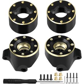 Upgrades Brass Steering Knuckles + Brass Rear Hub Weight for 1/30 Axial SCX30 RC Crawler Upgrades in Kuwait