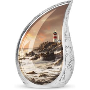 منارة الجرار لرماد بشري للبالغين من الذكور والنساء، جرة جنازة كبيرة لرماد الإنسان للبالغين من الإناث والرجال، رماد تذكاري مزخرف 10 بوصة in Kuwait