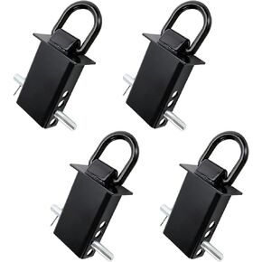 Stake Pocket D Ring Heavy Duty for Trailers 4 PCS,D RingTrailer Tie Downs 1/2" Hitch Pin 4 Holes, 18,000lbs for Utility Trailer and Flatbed Trucks in Kuwait