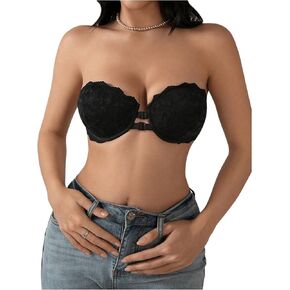 حمالة صدر نسائية من GORGLITTER بدون حمالات وإغلاق أمامي، حمالة صدر رافعة للأعلى in Kuwait