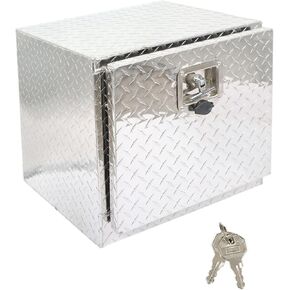 labwork 18 Inch Silver Aluminum Diamond Plate Tool Box Organizer With Lock Key in Kuwait