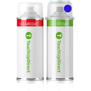 TouchUpDirect 1760 رمادي داكن غير لامع معدني A (رمادي ظل) 1760 متوافق مع Yamaha Exact Match Motorcycle Touch Up Paint Aerosol - مجموعة أساسية in Kuwait