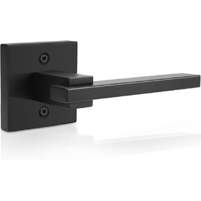 orger 5 حزمة مربع الخصوصية مقبض الباب الساتان النيكل رافعة الباب بدون مفتاح، السرير مقبض باب الحمام للأبواب اليسرى / اليمنى سلم الداخلية رافعة باب الخصوصية، رافعة الباب الحديثة الفولاذ المقاوم للصدأ in Kuwait