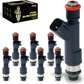 Oktiger High Performance Fuel Injectors Fit for Ford F150 2010 2011 2012 2013 2014, F250 Super Duty F350 Super Duty 2011 2012 2013 2014, 6.2L V8, Replacement# FJ1166 AL3Z9F593B(8Pcs) in Kuwait
