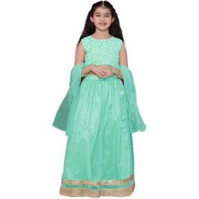 AJ DEZINES Kids indian Ethnic Wear Lehenga Choli for Girls With Dupatta|Girls Indian Outfit|Traditional & Festive Wear in Kuwait