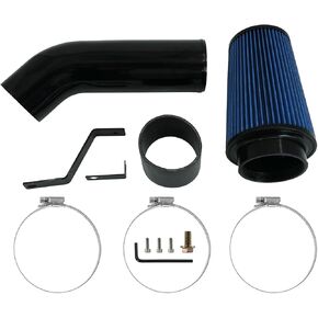 Marsflex 4" Cold Air Intake Kit & Filter Heat Shield for Chevy for GMC 1999 2000 2001 2002 2003 2004 2005 2006 Silverado Sierra Tahoe Avalanche Suburban Yukon Sierra 1500 2500 V8 4.8L 5.3L 6.0L Red in Kuwait