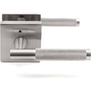 Premium Polished Gold Door Handles for 1 3/8" - 2" Compatible Doors –Soft Gold Door Handles Interior Non-Locking - Easy Installation, Reversible (Passage) - Designed by Architects in Saudi Arabia