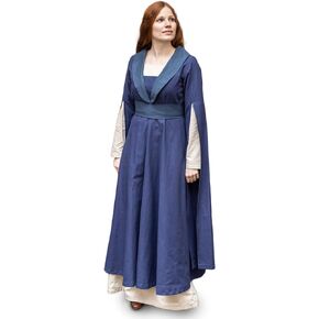 Burgschneider - Dress Agnes - York Cotton (100% Cotton) for Historical Costume Clothing Larp SCA in Kuwait