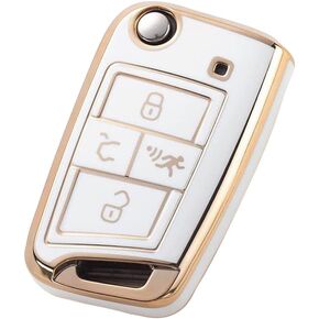 Key Fob Cover for Volkswagen 2015-2024 Tiguan Golf GTI Altas Jetta Taos in Kuwait