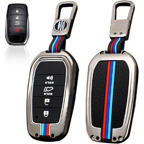 لغطاء Toyota Key Fob، متوافق مع 2025 2026 Camry Tacoma RVA4 Highlander Tundra Corolla Cross Prius Key Fob Case، غلاف معدني من سبائك الزنك مع واقي مفتاح سيليكون ناعم in Kuwait