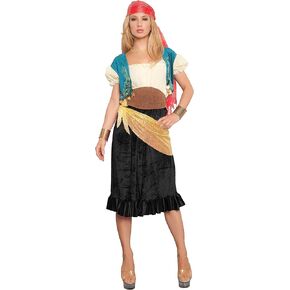 Arsimus Gypsy Costume 2 pc set includes Dress & Bandana in Kuwait
