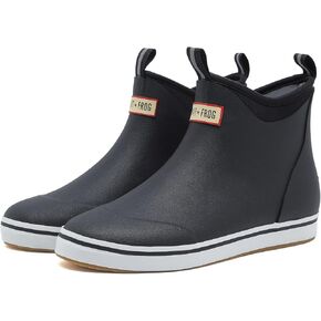 SWIFTFROG Men's Deck Rain Boots Non-Slip Rubber Rain Boot Waterproof Ankle Rain Boots for Hunting Fishing Gardening Boating in Kuwait