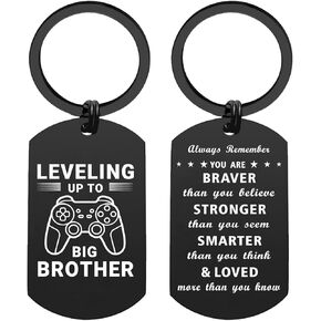 EE&YU Big Brother Gift - Promoted to Big Brother Announcement Keychain for Birthday Graduation in Kuwait