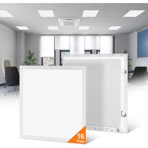 6 عبوات 2x4 LED لوحة مسطحة ضوء السقف 0-10 فولت عكس الضوء، 30/40/50 واط و3000 كيلو/4000 كيلو/5000 كيلو قابلة للاختيار، للمكتب، المتجر، 120-277 فولت، مدرج في قائمة ETL in Kuwait