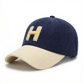 HH HOFNEN قبعة بيسبول خمر غير منظم سروال قصير قبعة كروية قابل للتعديل كتلة اللون تجريب قبعة للنساء والرجال in Kuwait