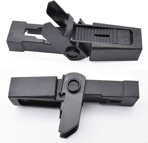 2pcs Front Windshield Wiper Blade Arm Lock Retaining Clip For BMW 5 E39 Audi A4 B6 8E/8H Peugeot 607 OE# DKW100020 Car Replacement in Saudi Arabia