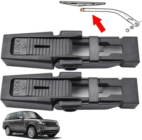 2pcs Front Windshield Wiper Blade Arm Lock Retaining Clip For BMW 5 E39 Audi A4 B6 8E/8H Peugeot 607 OE# DKW100020 Car Replacement in Saudi Arabia