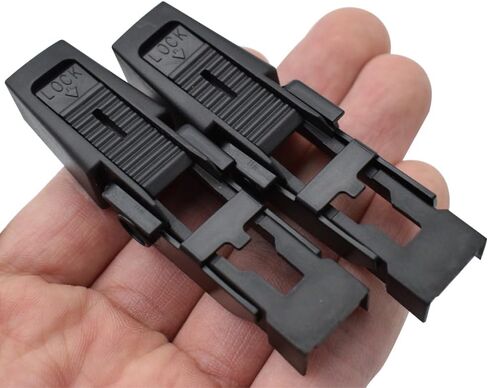 2pcs Front Windshield Wiper Blade Arm Lock Retaining Clip For BMW 5 E39 Audi A4 B6 8E/8H Peugeot 607 OE# DKW100020 Car Replacement in Saudi Arabia