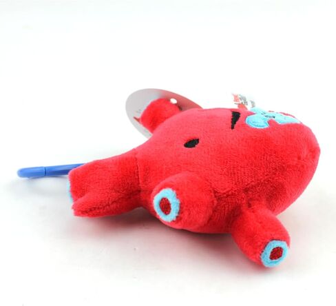 I Heart Guts Heart Organ Plushie Bag Charm | 4" Cute Mini Plush Keychain | Heart Surgery Gift | Med Student Gift | Anatomical Heart Toy | Valentine’s Day | Get Well Gift for Cardiac Patients in Saudi Arabia
