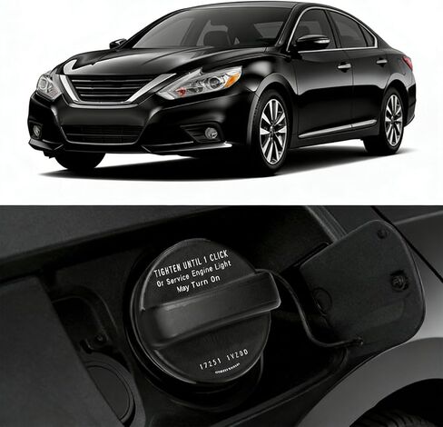 Fuel Tank Cap Gas Cap, Compatible with Nissan 2013-2018 Altima, 2012-2019 Frontier, 2015-2020 Murano, 2013-2019 Pathfinder, 2012-2019 Versa, Infiniti JX35 QX60, Replace# 17251-3JA0A in Kuwait