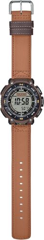 Casio PRO TEK Brown Leather Digital Watch PRG340L-5 in Saudi Arabia