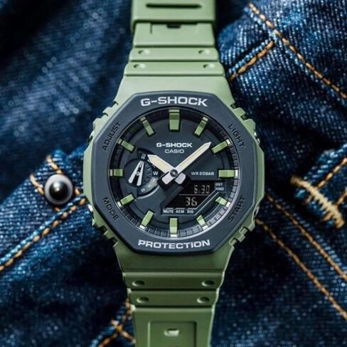Casio Analog-Digital Sport Quartz Mens G-Shock Casio GA-2110SU-3A in Saudi Arabia
