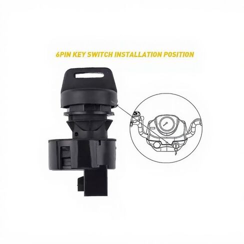 مفاتيح تشغيل لـ Polaris 6-pin 3-Position OEM: 170 300 325 400 425 450 500 550 570 600 700 800 850 900 1000 4، XP، X2، Crew، EV، HD، S تشغيل اشتعال Beach Buggy in Saudi Arabia