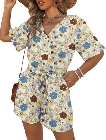 بدلة سباحة نسائية صيفية من REDHOTYPE برقبة على شكل حرف V خفيفة الوزن، بدلة سباحة كاجوال من قطعة واحدة (S-XL) in Kuwait