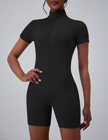 Women's Tummy Control Shapewear Romper High Waist Compression Bodysuit for Yoga and Pilates in Saudi Arabia