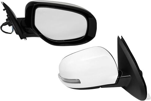 NLQR Right Passenger Side Mirror Compatible with Mitsubishi Outlander 2014-2020 Door Mirrors Replacement Power Heated with Signal White 9 Pins #7632B354 7632B414XA 7632C568 in Saudi Arabia