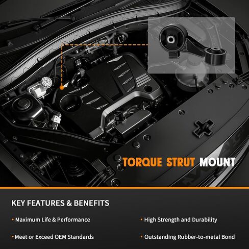 A4236 Front Right Torque Strut Mount Compatible with Lexus Toyota ES330 Camry Solara 2002-2008 V6 3.0L(1pcs) in Saudi Arabia
