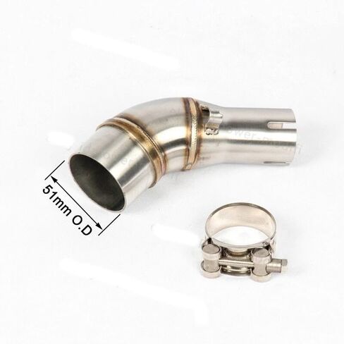 Muffler Exhaust Mid Pipe Kit For YZF-R3 MT-03 2015-2025 Slip On in Saudi Arabia