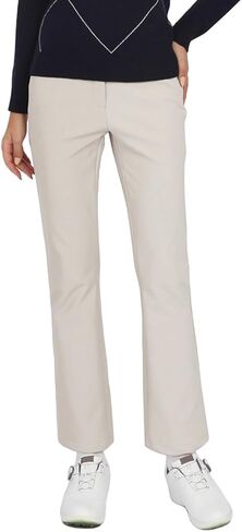 سروال LANGWEI النسائي للركض جولف شتوي دافئ ودافئ بمقاس نحيف مناسب للعمل وسروال غير رسمي in Kuwait