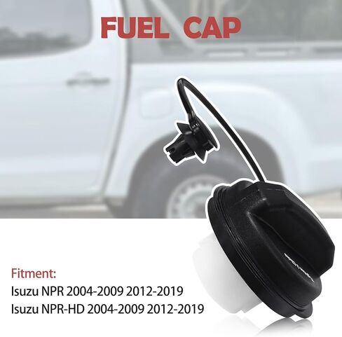 Gas Cap Fuel Cap Fit for Isuzu NPR NPR-HD 2004-2009 2012-2019 Replace 8-20914-961-0 8-10352-662-0 8-15255-561-0 8-15947-590-0 8-25804-548-0 8-25820-825-0 8209149610 10352662 in Kuwait
