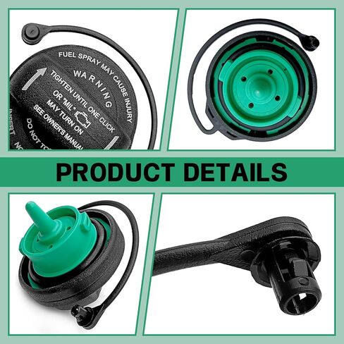 Gas Cap Fuel Cap Compatible with VW Golf 2015-2020, Jetta 2011-2020, Compatible with Audi A4 2009-2016, A5 2010-2014, S4 2010-2016 etc, Replace OE# 5C0201550T in Saudi Arabia